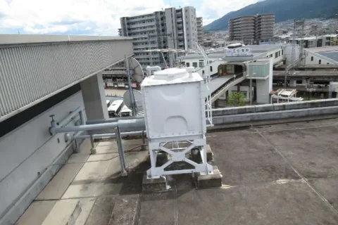 【奈良県香芝市】五位堂駅前「コスパ五位堂」様の大規模修繕工事の施工画像